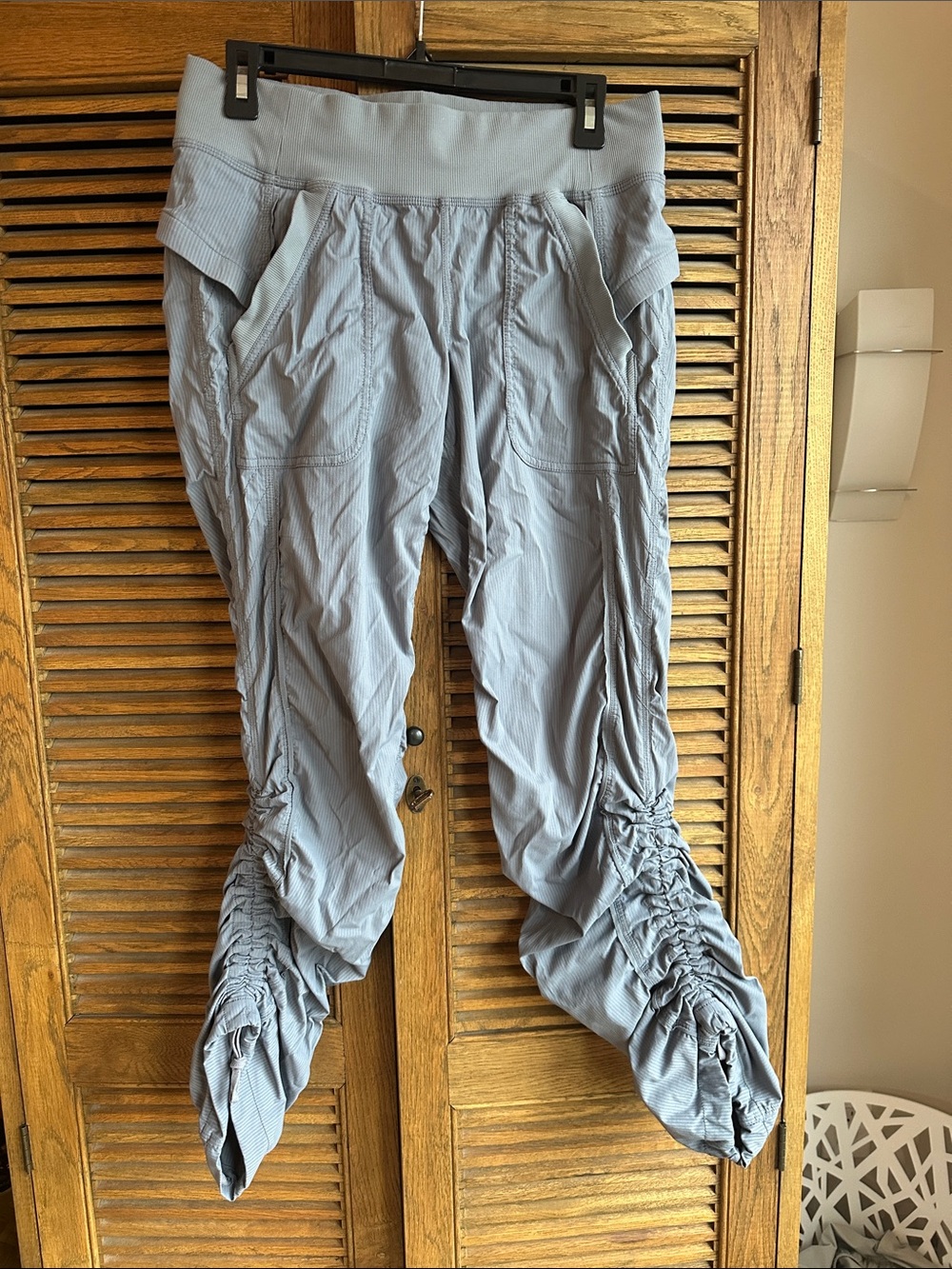 lululemon athletica Light Blue Ruched Pants